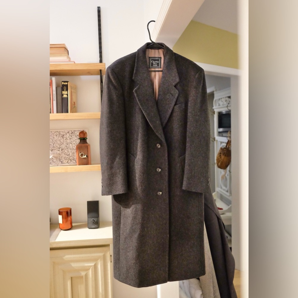 Men’s Christian Dior Monsieur wool coat EUC